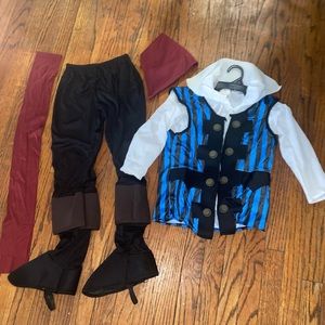 Halloween kids Pirate Costume Buccaneer Dress Up & Role Play. Medium